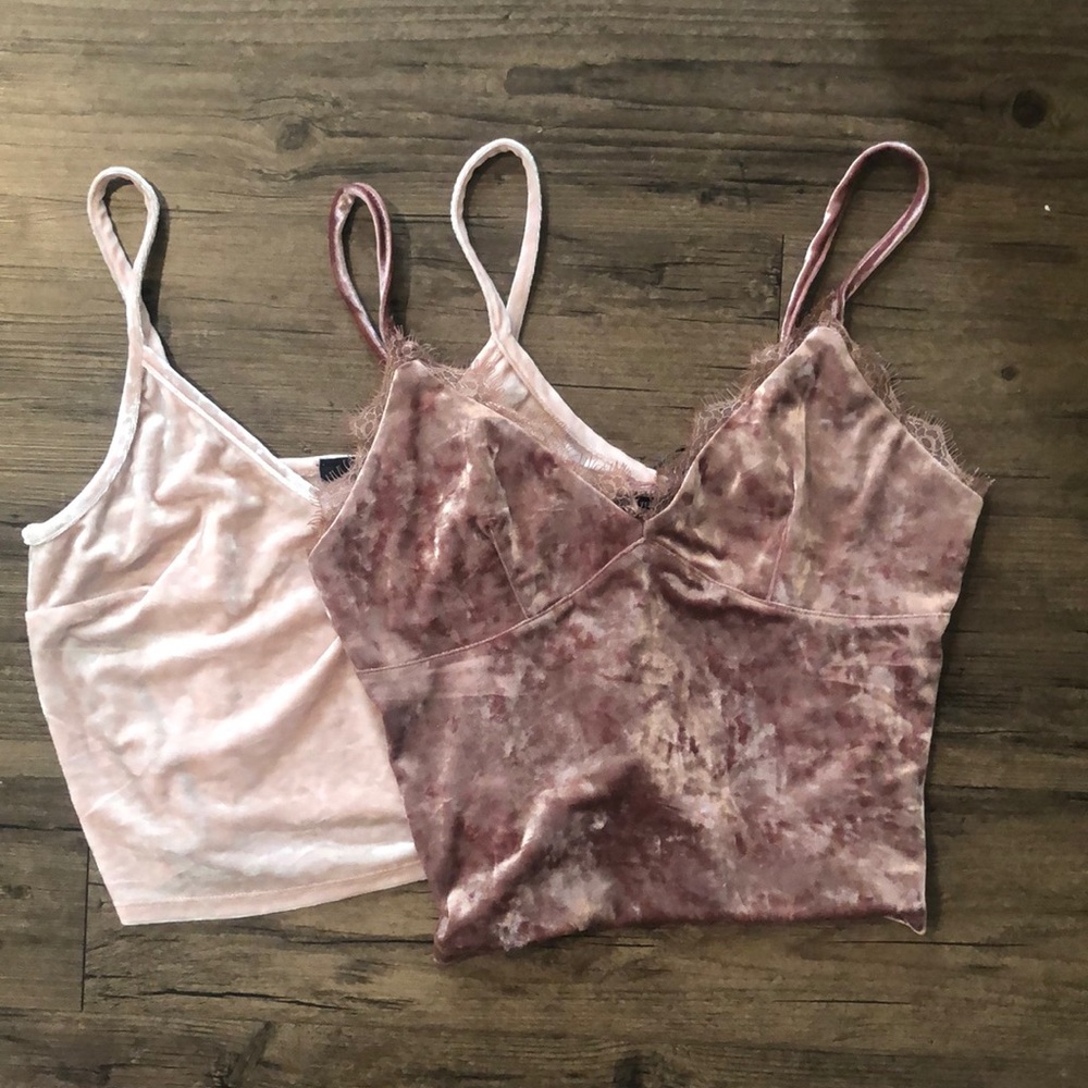 Velvet tops